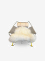 Hans Wegner 70th Anniversary Edition Flag Halyard Chair with Yellow Frame by PP Mobler