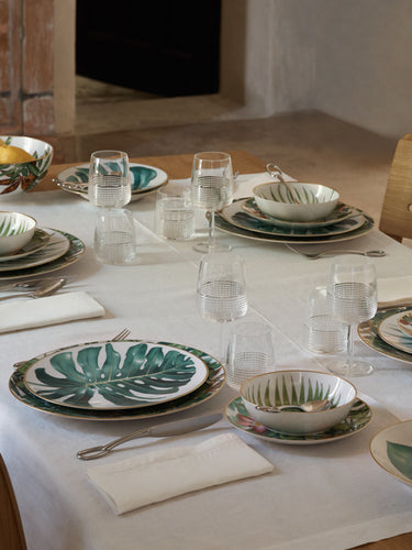 Passifolia Dinner Plate 'Palm' by Hermes