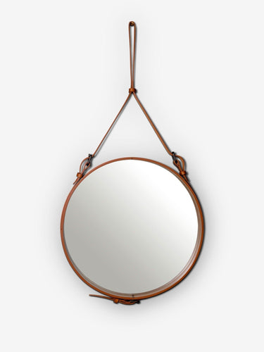 Gubi Adnet Medium Circulaire Mirror by Gubi Home Accessories New Mirrors Tan 05710902040374