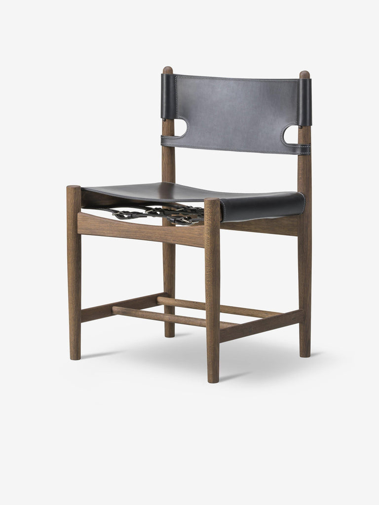 Timeless Oak Chair with Sculpted Comfort