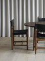 Fredericia Borge Mogensen Spanish Dining Chair in Smoked Oak Furniture New Seating Default