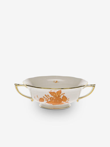 Herend Chinese Bouquet 8oz. Cream Soup Bowl by Herend Tabletop New Dinnerware Rust 05992630273624