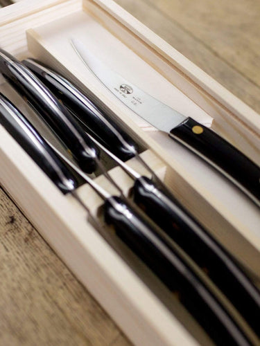Berti Convivio Nuovo Steak Knife Set by Berti Black Kitchen Accessories New Kitchen Knives Total Length: 9