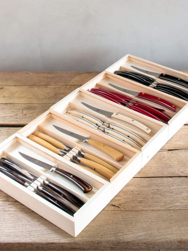 Berti Convivio Nuovo Steak Knife Set by Berti White Kitchen Accessories New Kitchen Knives Total Length: 9