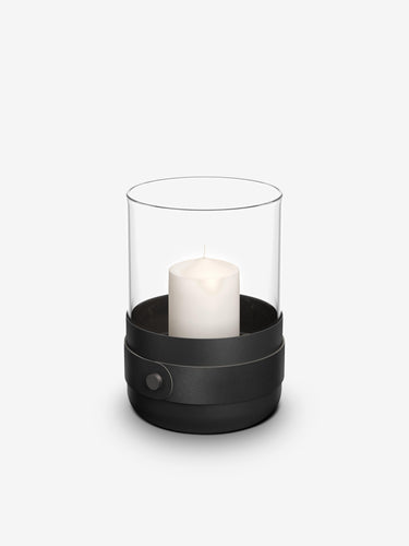 Eldvarm Emma Noir Candle Holder with Leather and Black Detail by Edlvarm Home Accessories New Misc. 9