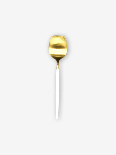 Cutipol Goa Sugar Ladle by Cutipol Tabletop New Cutlery White Matte Gold