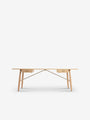 PP Mobler Hans Wegner 74"Architect's Desk in White Oak by PP Mobler Furniture New Tables