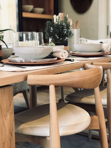 Carl Hansen Hans Wegner Elbow Chair in Oiled White Oak with Loke Leather for Carl Hansen Furniture New Seating