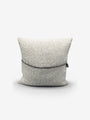Teixidors Hydra Grey Pillow by Teixidors in Merino Wool and Silk Textiles New Pillows and Throws 18" x 18" / Off-White / Wool