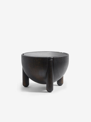 Luca Erba Small HAN Container in Stained Oak by Collection Particuliere - MONC XIII