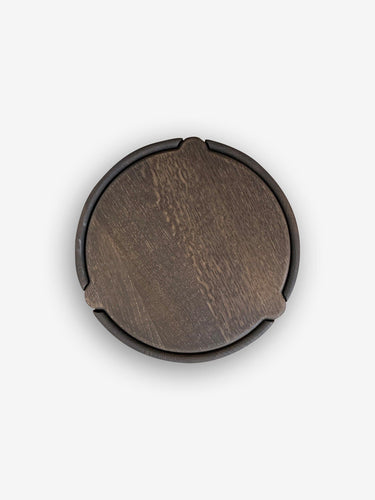 Collection Particuliere Luca Erba Small HAN Container in Stained Oak by Collection Particuliere Home Accessories New Vessels 13.7