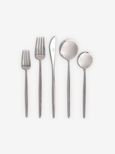 Cutipol Moon 5 Piece Place Setting by Cutipol Tabletop New Cutlery Polished Steel