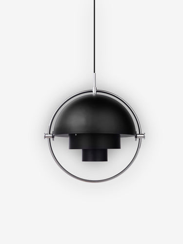 Gubi Multi-Lite Pendant by Gubi Lighting Accessories New Chrome with Black 05710902689306