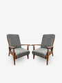 Pair of 1950's Italian Reclining Chairs - MONC XIII