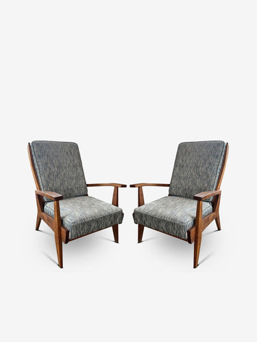 Pair of 1950's Italian Reclining Chairs - MONC XIII