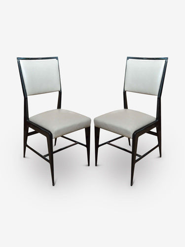 Vintage Chair Pair of Occasional Chairs Attributed to Gio Ponti Furniture Vintage Seating Default