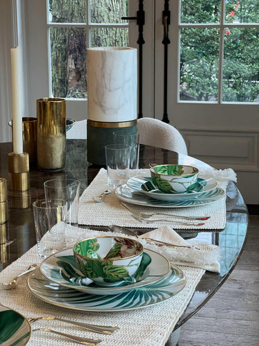 Passifolia Dinner Plate 'Palm' by Hermes - MONC XIII