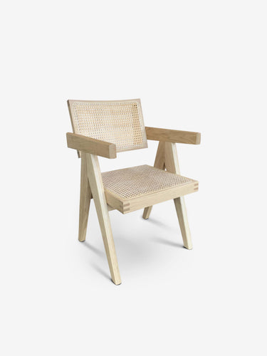Cassina Pierre Jeanneret 051 Capitol Complex Office Chair by Cassina Furniture New Seating 20.2” W x 31.8” H x 16.9” Seat Height / Oak / Wood