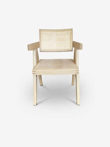 Cassina Pierre Jeanneret 051 Capitol Complex Office Chair by Cassina Furniture New Seating 20.2” W x 31.8” H x 16.9” Seat Height / Oak / Wood