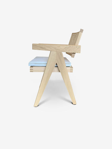 Cassina Pierre Jeanneret 051 Capitol Complex Office Chair by Cassina Furniture New Seating 20.2” W x 31.8” H x 16.9” Seat Height / Oak / Wood