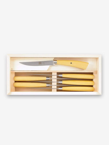 Berti Plenum Steak Knife Set in Boxwood by Berti Kitchen Accessories New Kitchen Knives