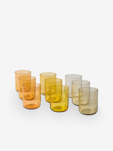 Klaar Prims Saisons des Verres Set of Nine Glasses by Klaar Prims Tabletop New Glassware