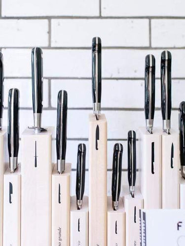 Berti Sharpening Steel by Berti with Wood Block Kitchen Accessories New Kitchen Knives