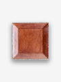 Sol y Luna Square Leather Tray by Sol y Luna Home Accessories New Leather Goods 8.5" L x 8.5" W / Marron / Leather