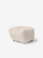 The Tired Man Ottoman in Moonlight Shearling by Flemming Lassen