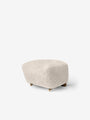 The Tired Man Ottoman in Moonlight Shearling by Flemming Lassen