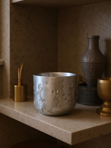 Bukedo Alu Bowl in Casted Aluminium by Michael Verheyden