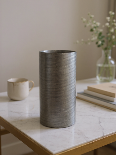 Aigu Vase L in Solid Bronze by Michael Verheyden