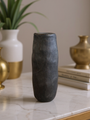 Ducy Vase L in Casted Brass by Michael Verheyden