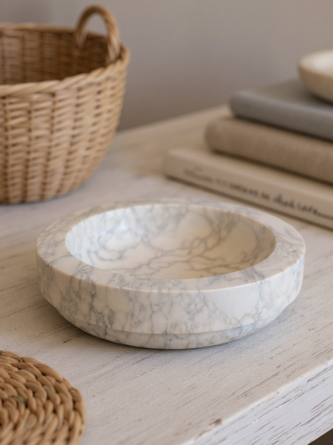 Nabemo Low Marble Solilfleur in Giallo Sienna by Michael Verheyden