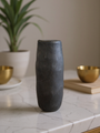 Ducy Vase L in Casted Brass by Michael Verheyden