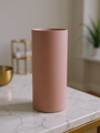 Cylindrical Vase in Orange by Michael Verheyden