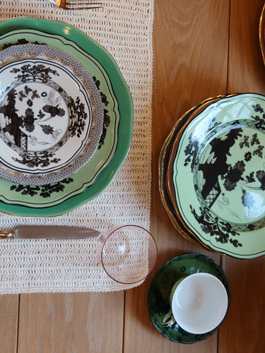 Oriente Italiano Flat Bread Plate by Ginori 1735