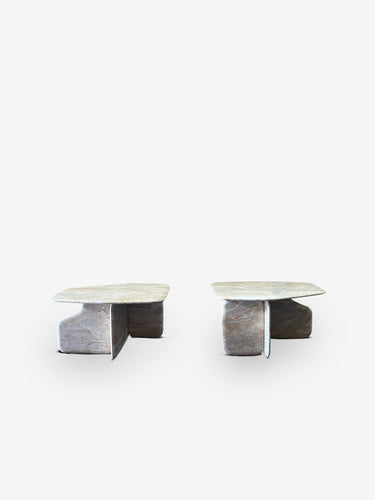 Pair Of Dolmen Side Table