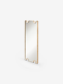 Ossicle Rectangular Vertical Small Marble Wall Mirror by Giobagnara