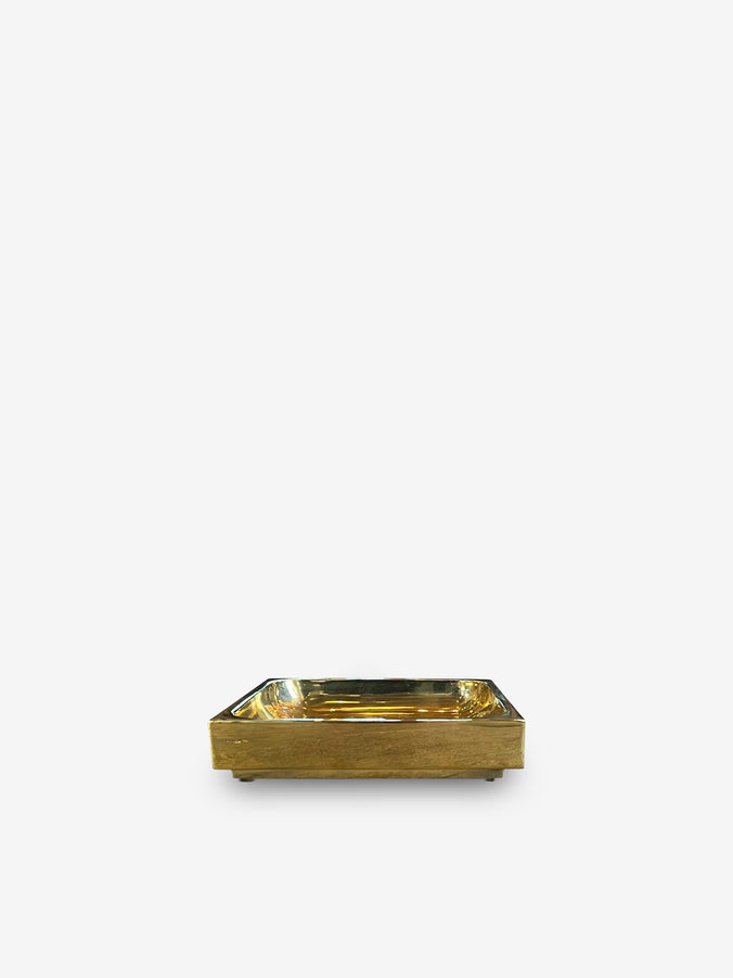 Square Brass Tray by Michael Verheyden