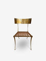 Klismos Brass Chair