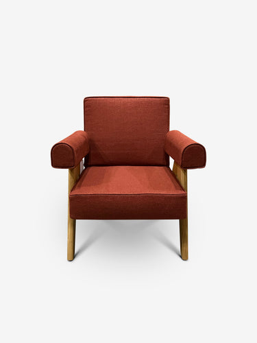 Pierre Jeanneret  053 Capitol Complex Chair in Oak in Lipari Reggine by Cassina