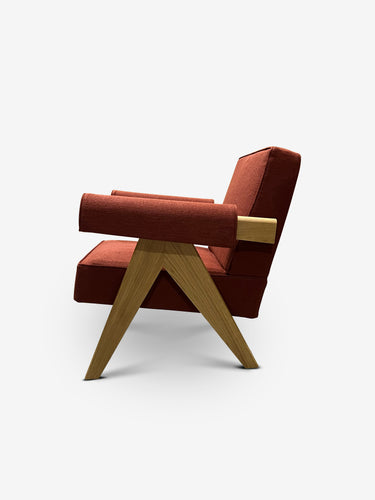 Pierre Jeanneret  053 Capitol Complex Chair in Oak in Lipari Reggine by Cassina