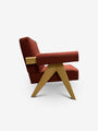 Pierre Jeanneret  053 Capitol Complex Chair in Oak in Lipari Reggine by Cassina