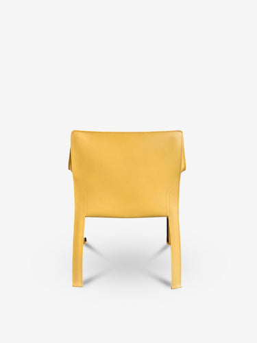 Bellini 413 Cab Chair in Cognac Leather by Cassina