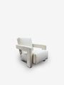 637 Utrecht in Luxor Fucile with Natural Blanket Stitching by Cassina