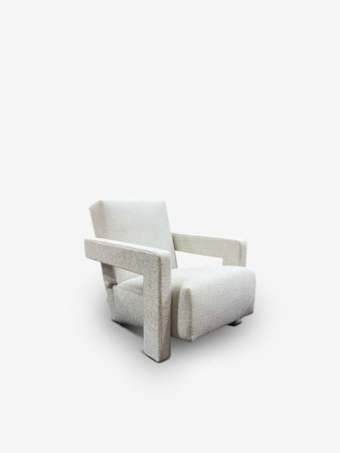 637 Utrecht in Luxor Fucile with Natural Blanket Stitching by Cassina