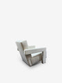 637 Utrecht in Luxor Fucile with Natural Blanket Stitching by Cassina