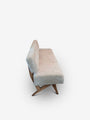 Metropole 8' Bench with Shearling by MONC XIII