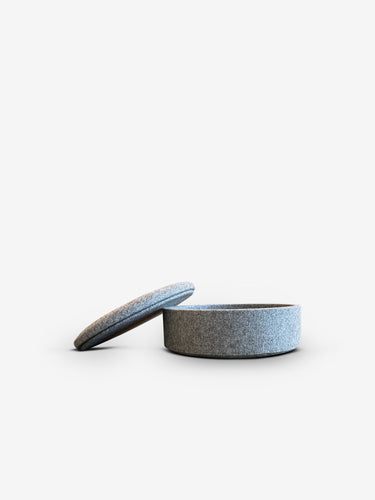 Pastille M Box covered in Felt Taupe by Michael Verheyden